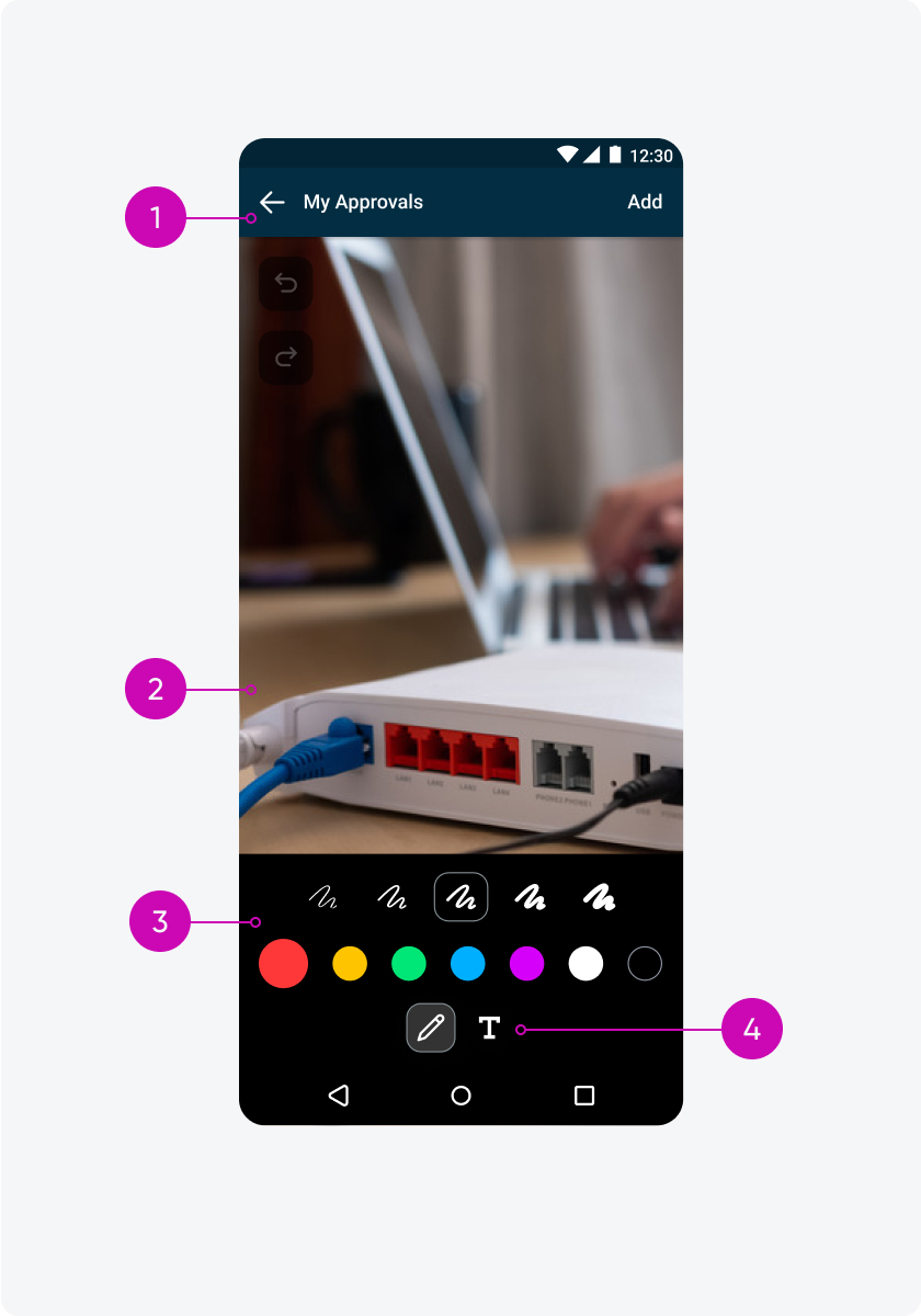 Android image annotation
