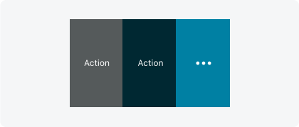 More swipe actions