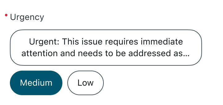 Choice input with chip text that is longer than 2 lines and gets truncated