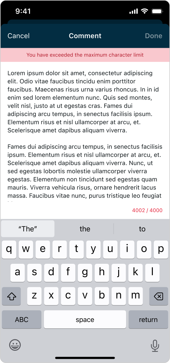 Input actions - state comment modal - error.png