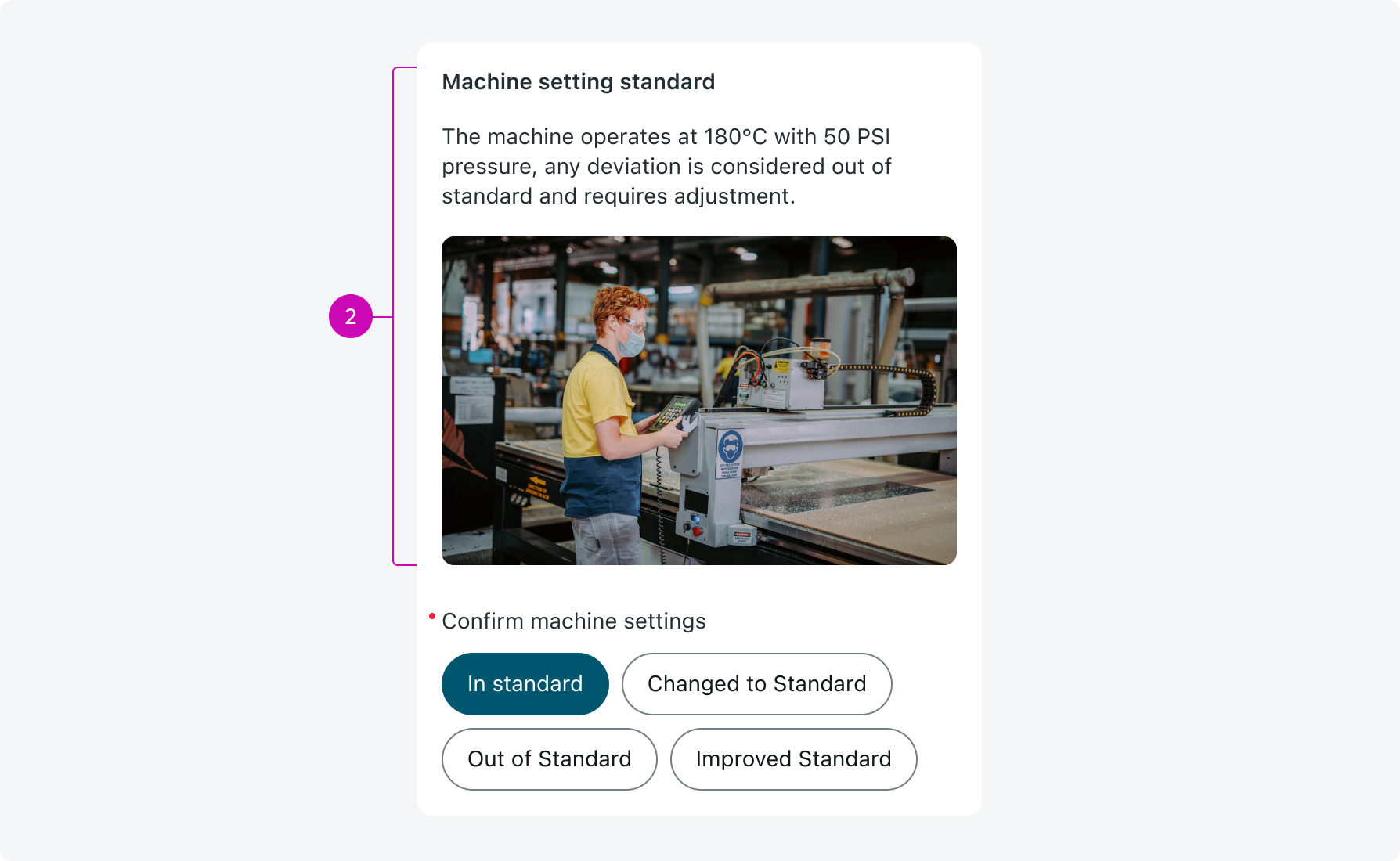 Input form - descriptive elements