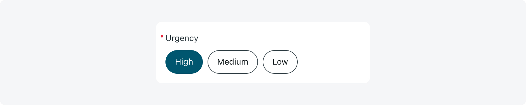 Choice input