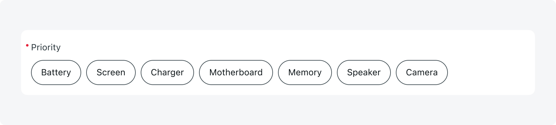 Choice input stretches when the view port becomes wider