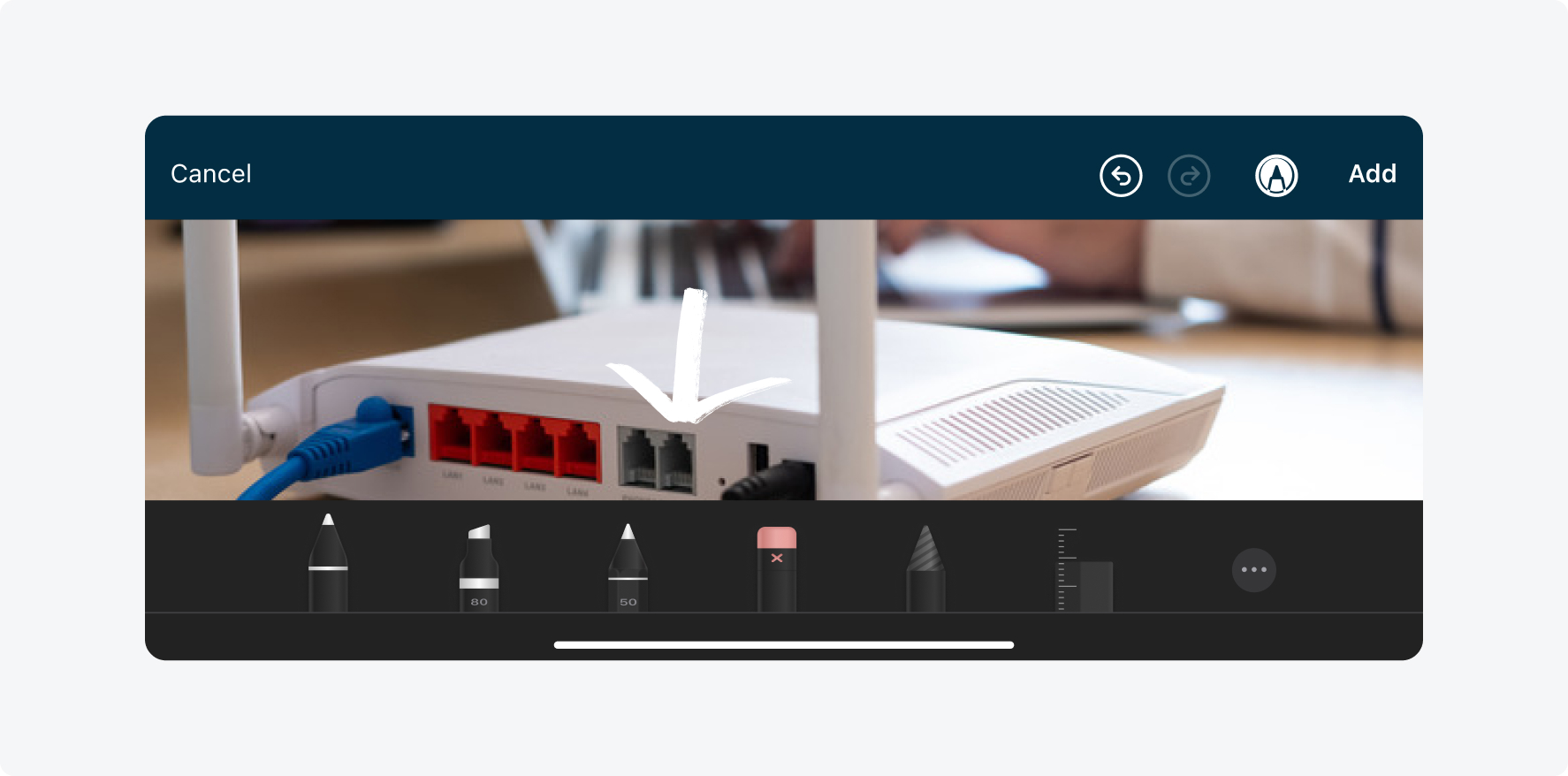 Responsive behavior for image annotation