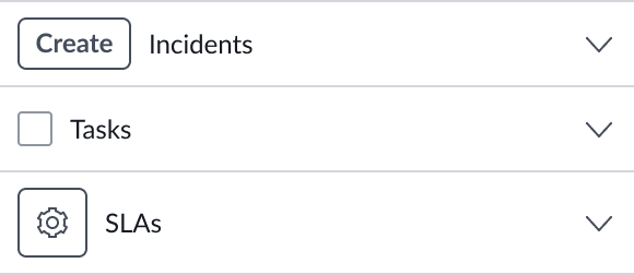 icons without header labels cause confusion