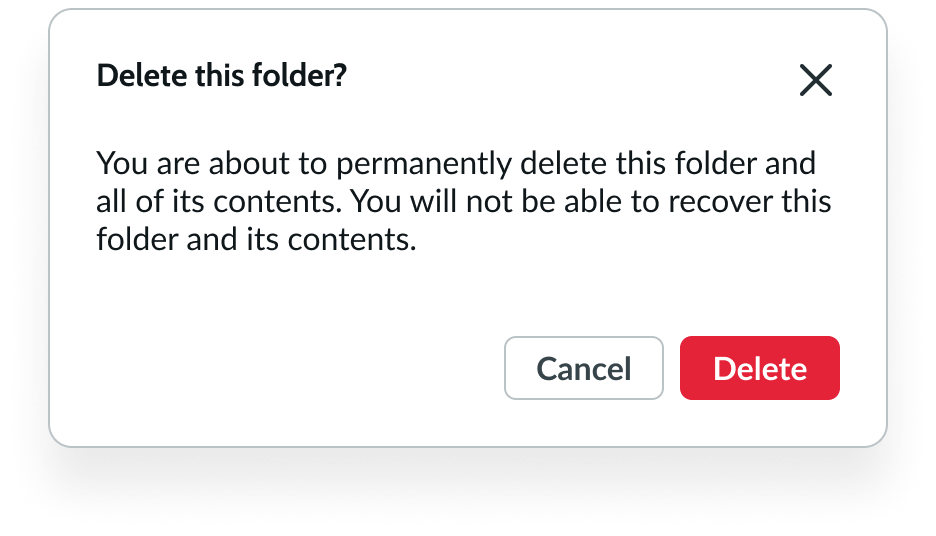 button variant primary negative example