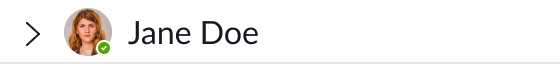 an avatar that supplements the node text label