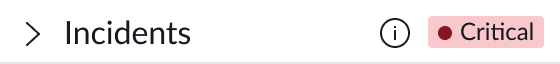 highlighted value in a node to the right of an info icon
