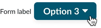 Shows a cursor selecting the dropdown trigger