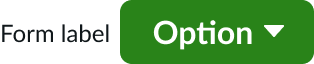 Exampe of a primary-selected dropdown variant