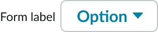 Exampe of a primary-selected dropdown variant