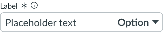 input field slot on the right side