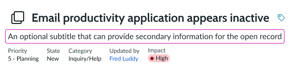 subheading example
