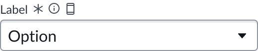 input field slot at the beginning of a form input field.