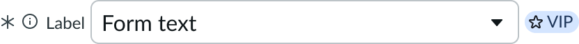 optional field indicator
