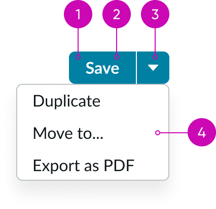 split button anatomy