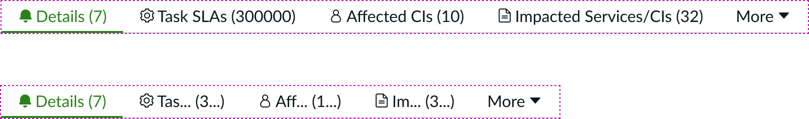 Tabs Usability RTL