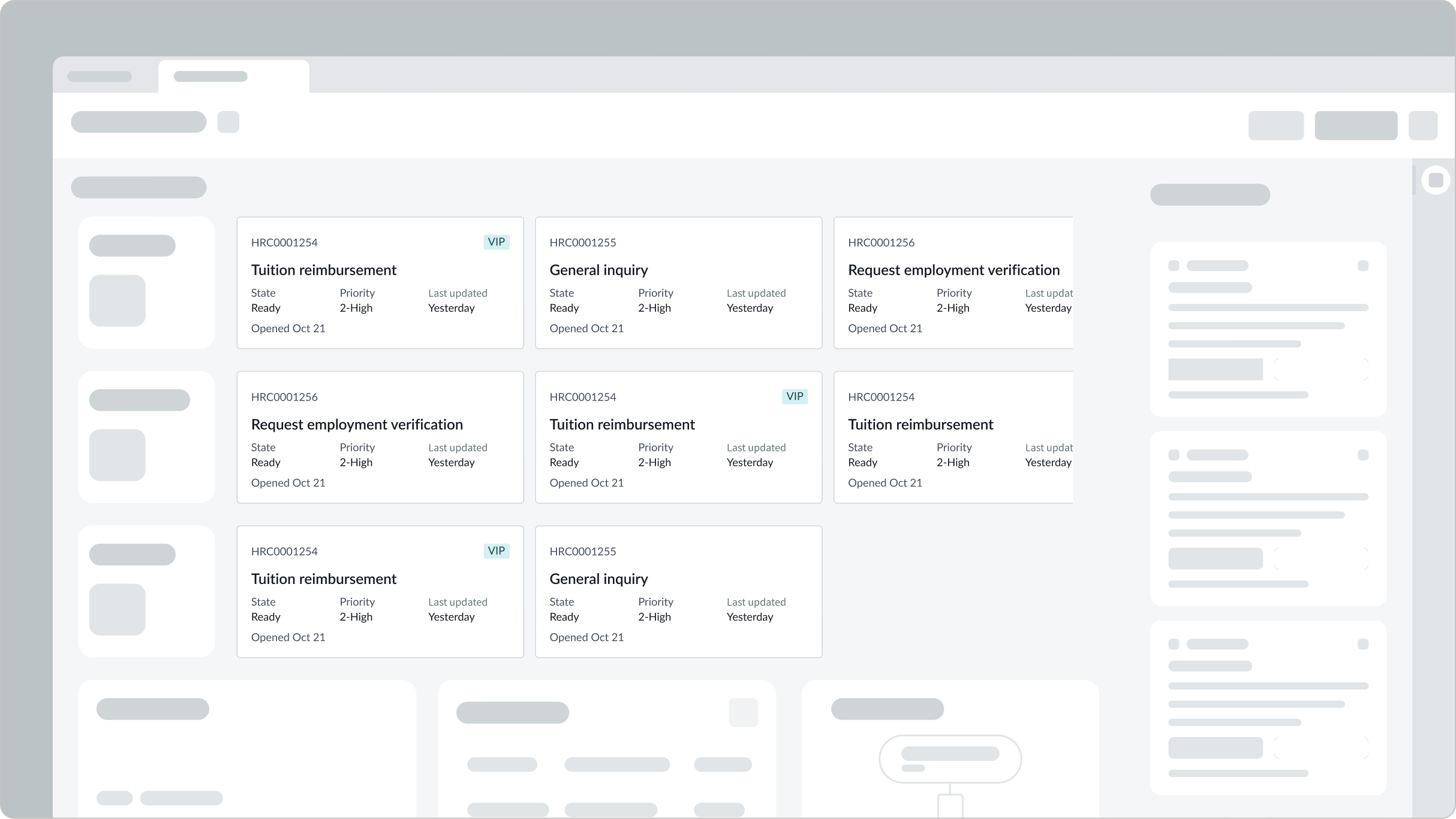 Example of carousel in Workspace
