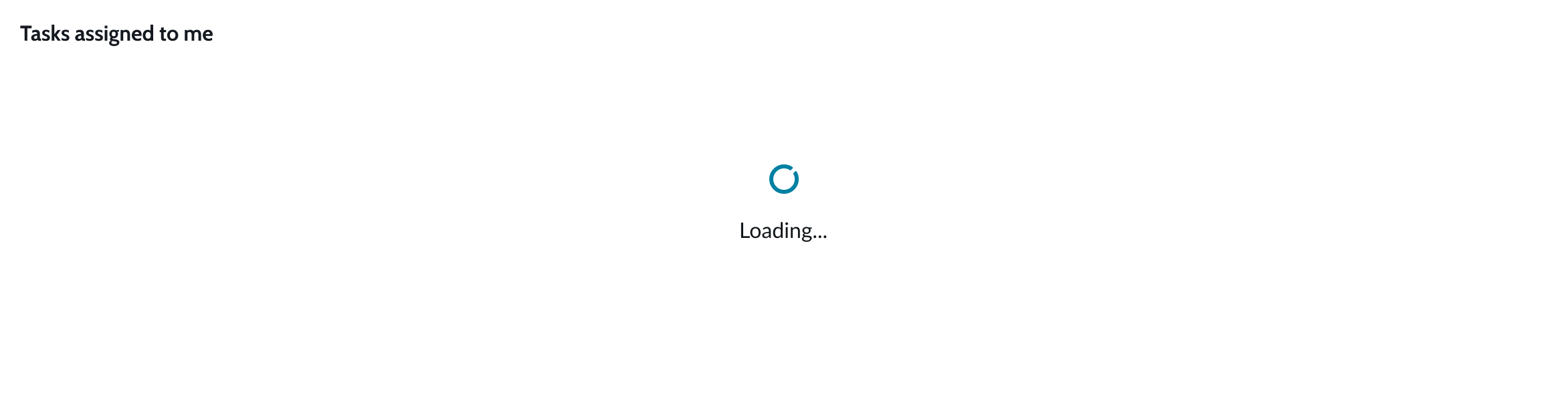Loading state