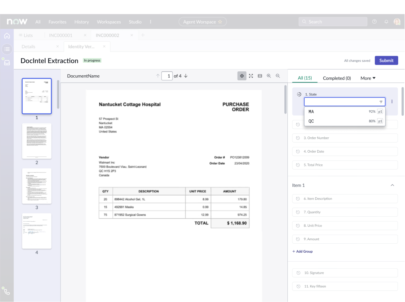 accordion with recommended two nested levels