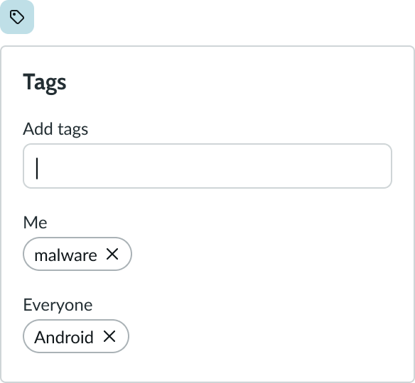 record tags component edits