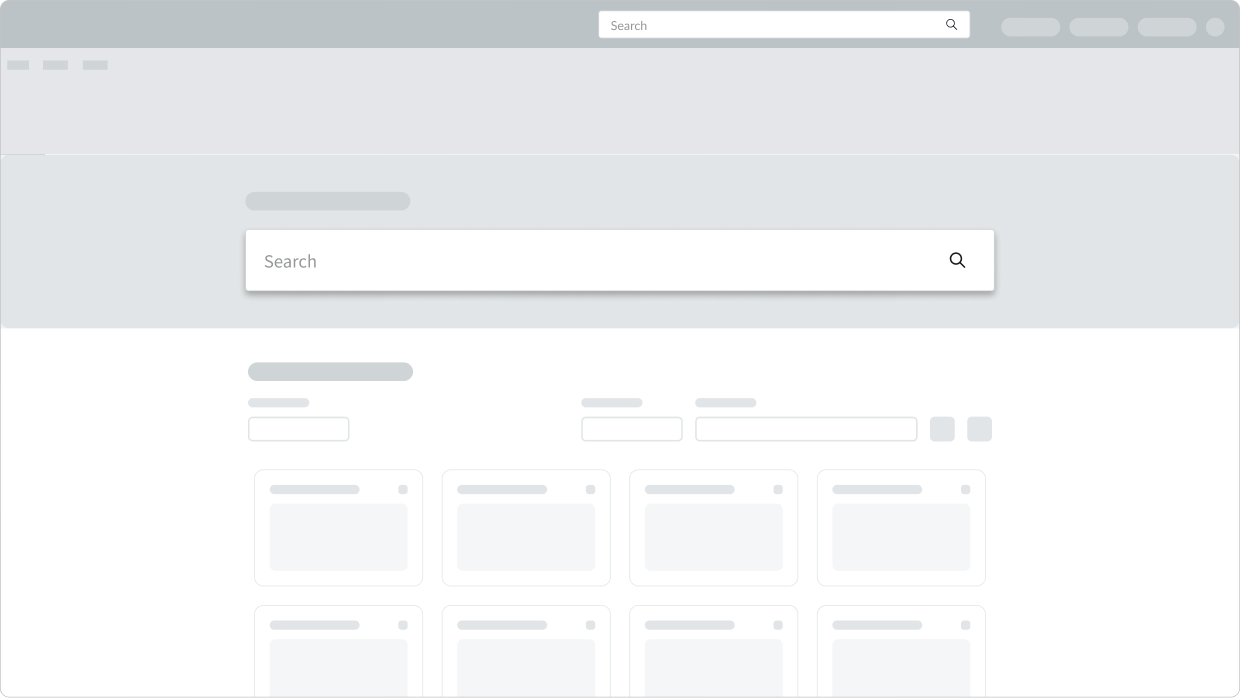 confusing use of multiple search input fields