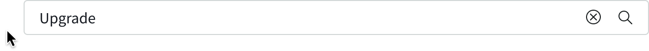 closed flyout with query remaining
