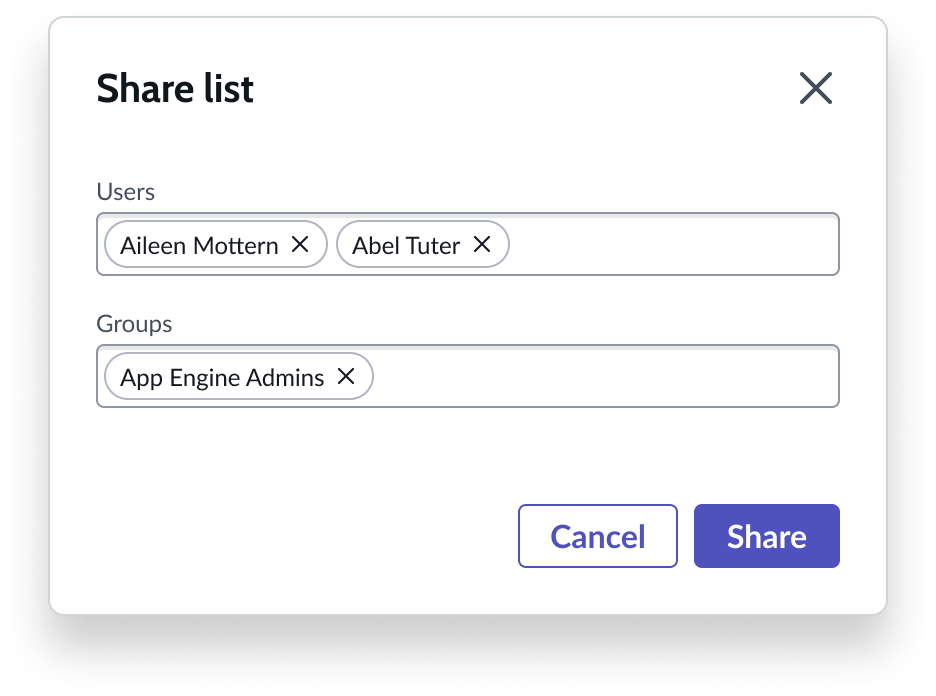 Standard list | Horizon Design System