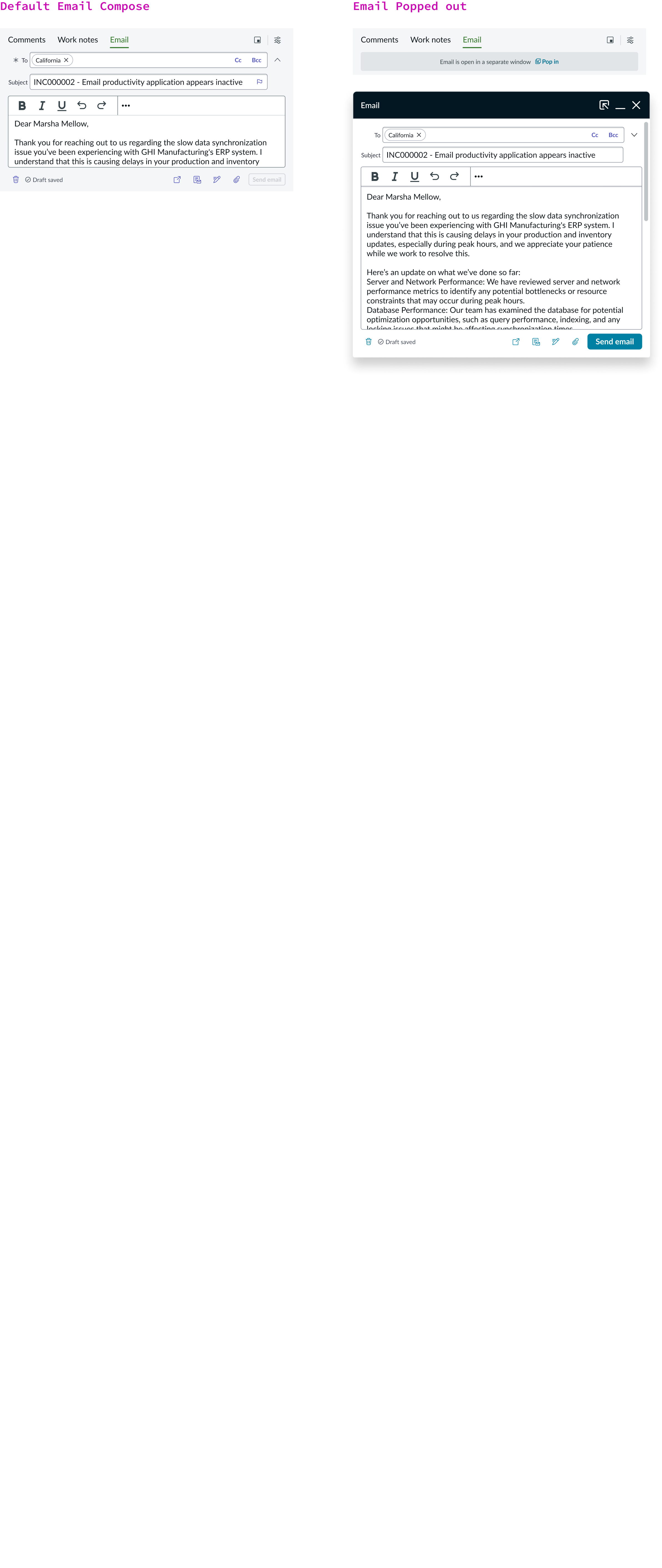Activity stream compose with modeless dialog | Horizon Design System