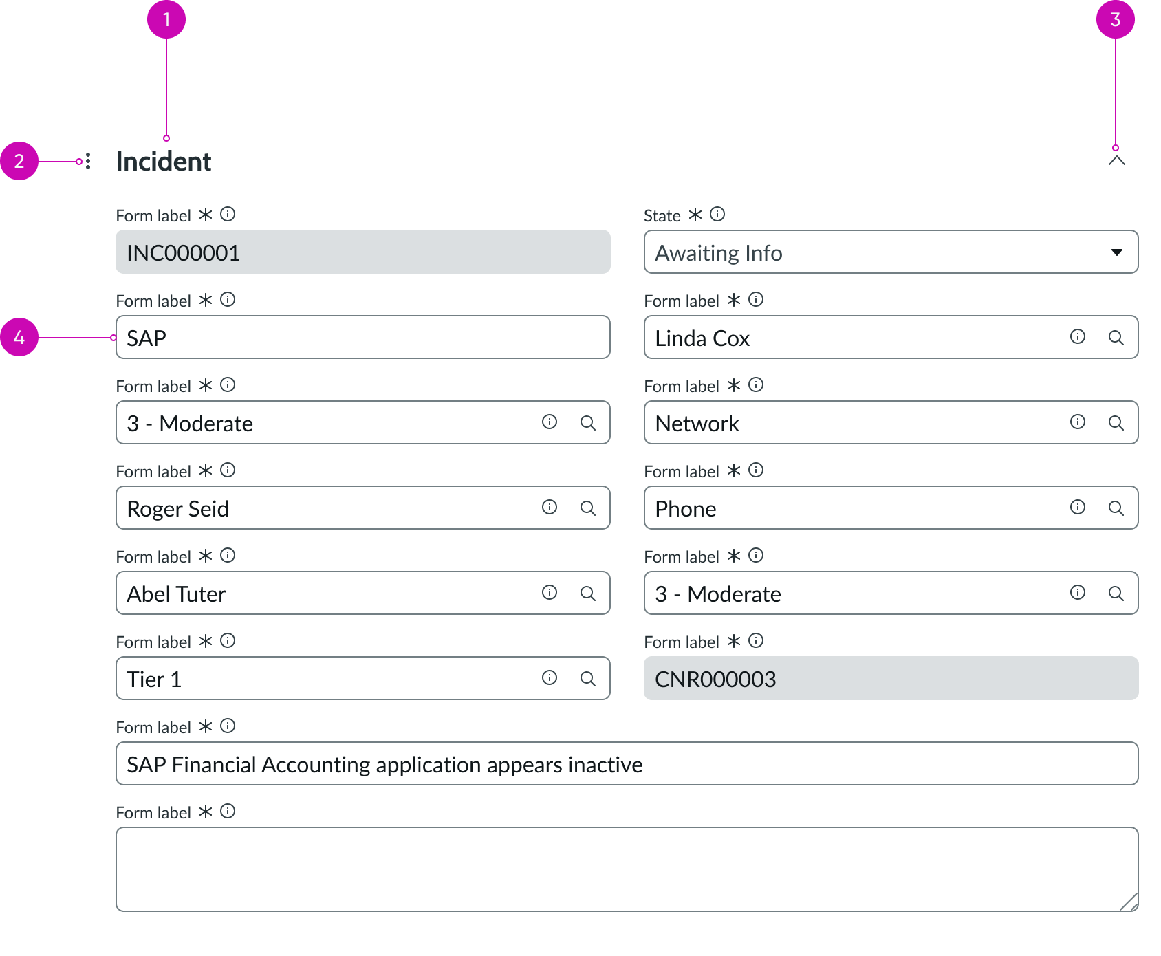Anatomy of the form component