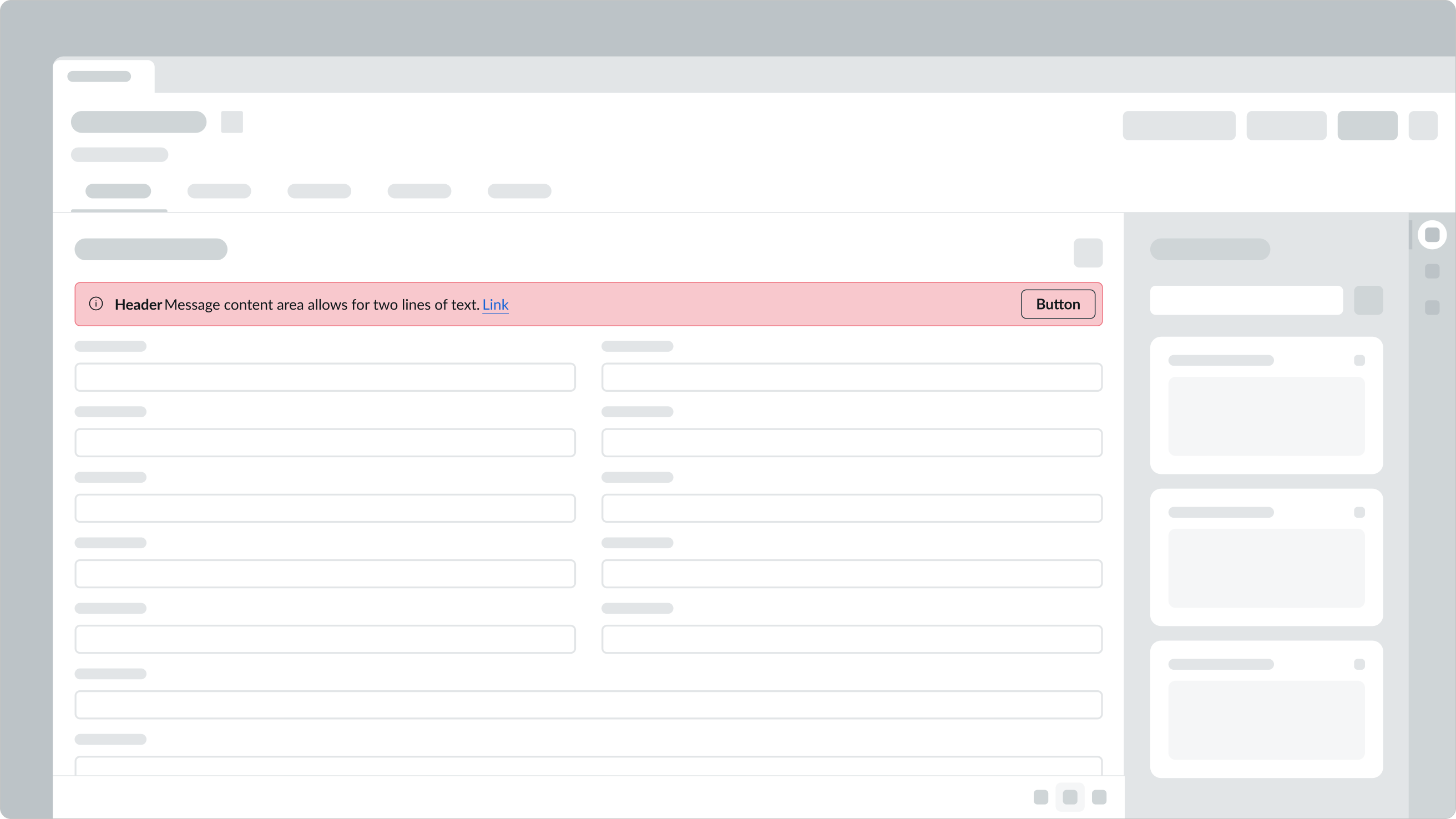 Usage Alert Inline