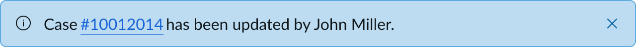 Usage Alert Text Link