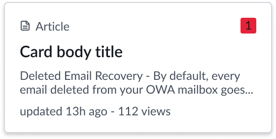 badges with abbreviated, rounded values in a list format, right-aligned