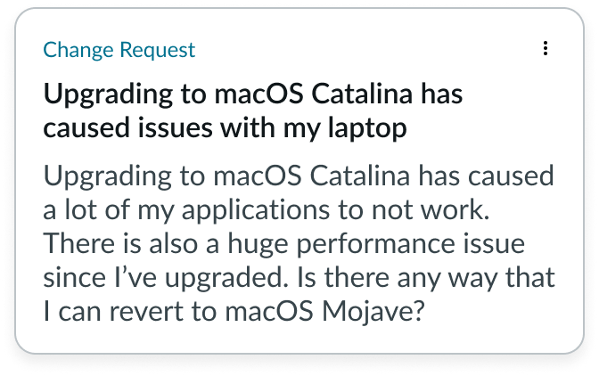 card header variant tagline secondary