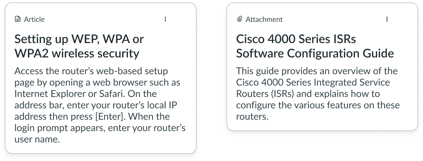 card header usage tagline