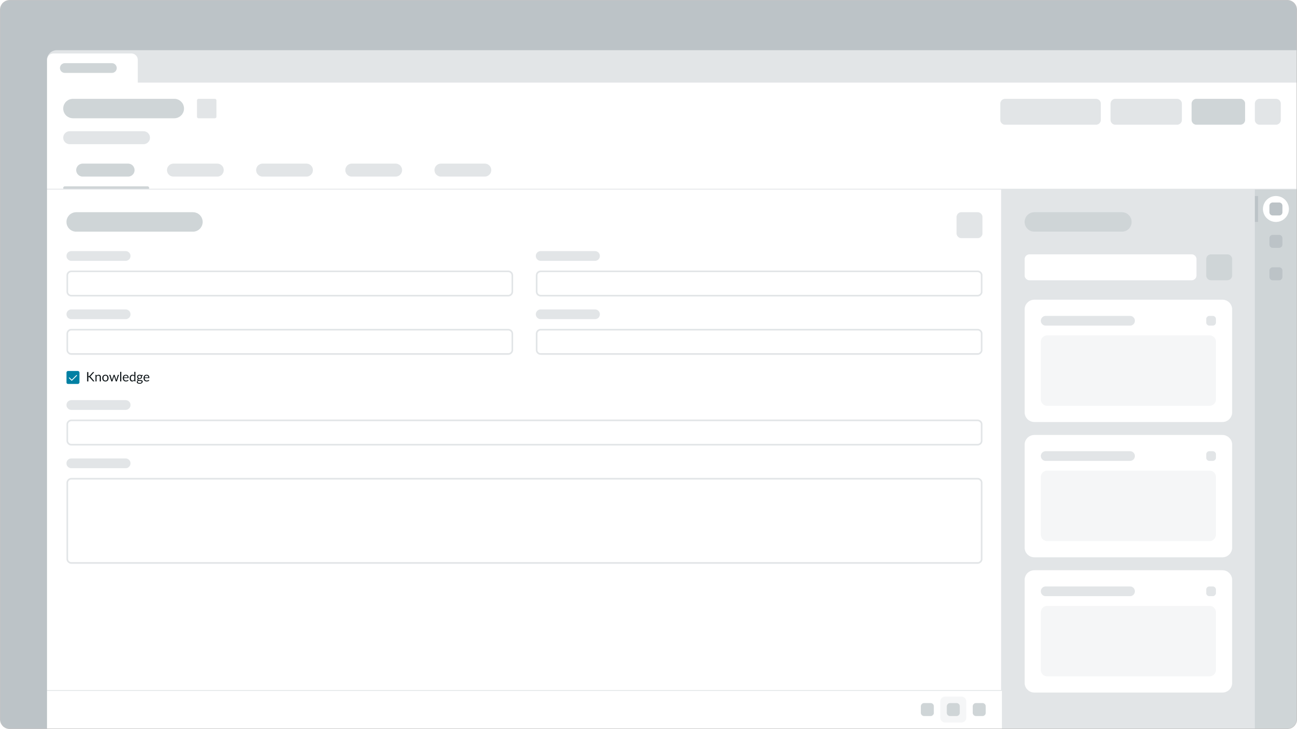 example of a checkbox in an in-page form