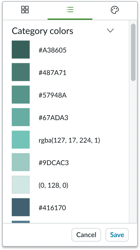 inconsistent color naming conventions