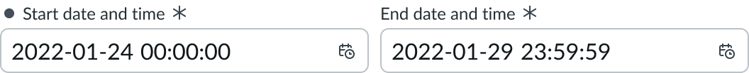 Shows the component with an unsaved field indicator.