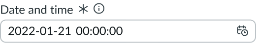 asterisk used as the required field indicator