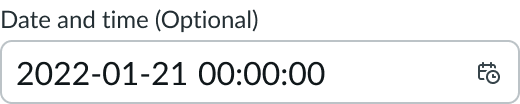 optional field indicator