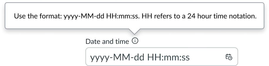 Shows the field helper text.