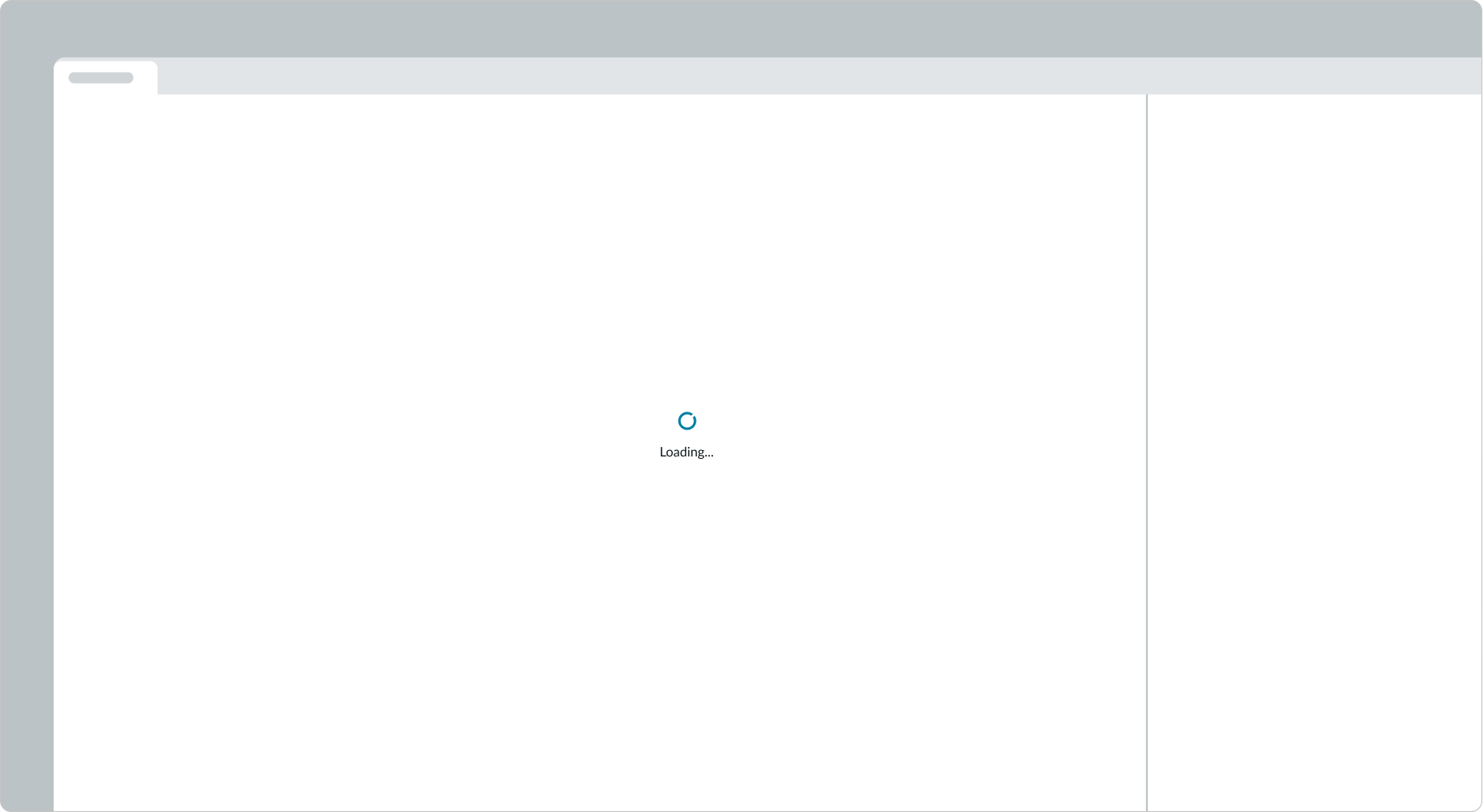 loading icon appears while email composer is loading