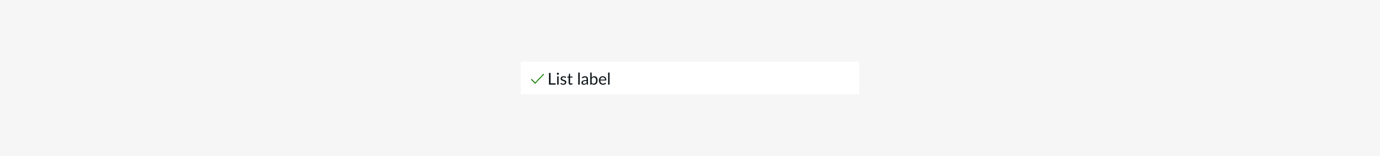 List-item shown in the medium (md) size