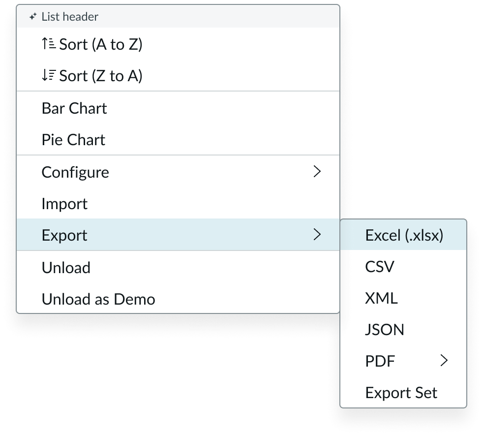 Flyout menu with width adjusted to fit the content