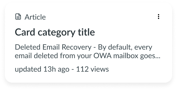 Example of Secondary variant.