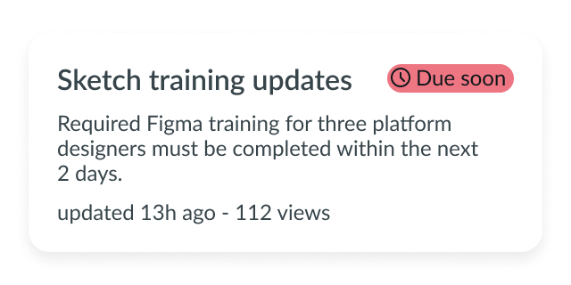 category color that reflects task importance
