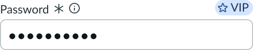 input field slot at the beginning of a form input field.