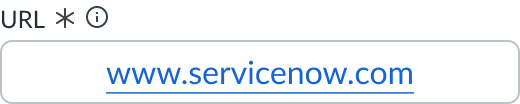 Input field text alignment center.