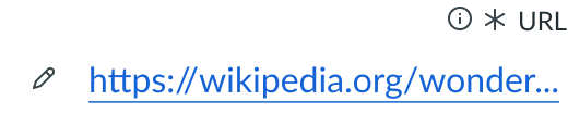 URL input field displaying in a right\-to-\left language