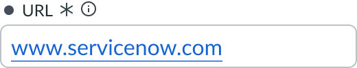Shows the component with an unsaved field indicator.